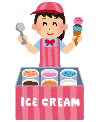 アイスクリームを ください。